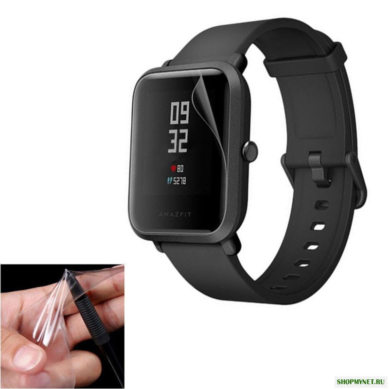 2PCS Шапка Prince Scratch-resistant Водонепроницаемы HD Тонкий защитный экран для Xiaomi Amazfit Pace Lite