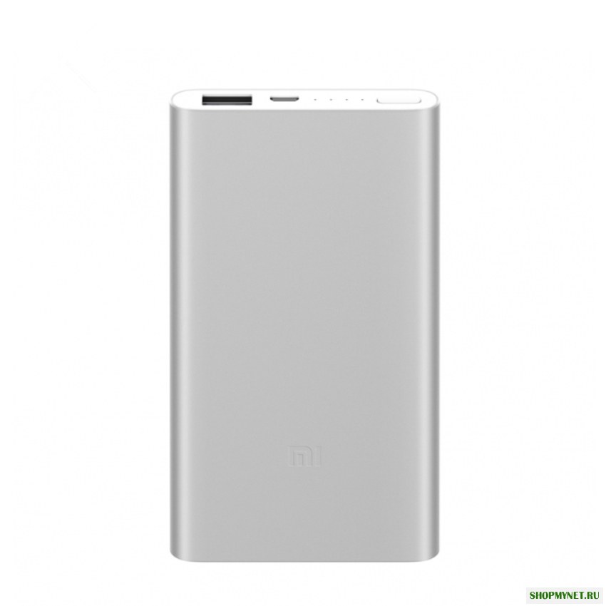 Оригинал XIAOMI Новый 5000mAh 2 Сплав металла Ultra Thin Power Bank для мобильного телефона